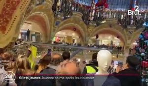 "Gilets jaunes" : le calme après une journée de violences