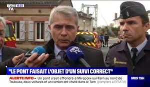 Procureur de la République de Toulouse: "Le pont a fait l'objet d'un suivi correct"