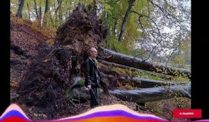 Olivier Dugon, propriétaire du château de Moidière, est impressionné par la chute de ses arbres suite à l’épisode neigeux