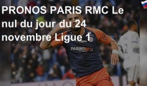 PRONOS PARIS RMC Le nul du jour du 24 novembre Ligue 1