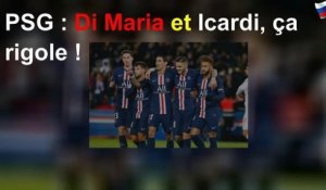 PSG : Di Maria et Icardi, ça rigole !