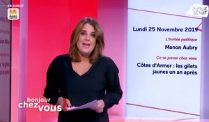 Invitée : Manon Aubry  - Bonjour chez vous ! (25/11/2019)