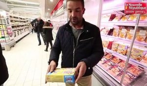 VIDEO. Poitiers : des agriculteurs de la FNSEA ont vérifié la provenance de la viande dans une grande surface