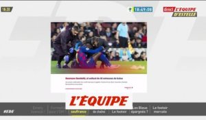 Ousmane Dembélé absent environ dix semaines - Foot - ESP - Barça