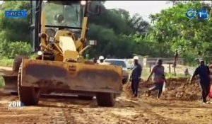 RTG/Les travaux de réaménagement de la route de Bambouchine dans le 6ème arrondissement de Libreville se poursuivent