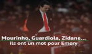 Arsenal - Mourinho, Guardiola, Zidane... tous solidaires d'Emery