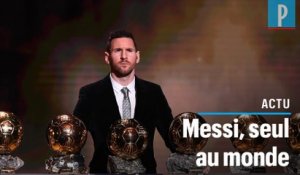 Messi et ses 6 Ballon d'or : « Je suis heureux d'être le seul »