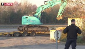Les gendarmes débloquent le dépôt pétrolier de Vern-sur-Seiche