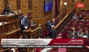 Fonctionnaires : le sénat allonge le temps de travail et instaure trois jours de - Les matins du Sénat (03/12/2019)