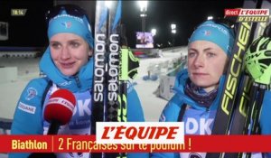 2 Françaises sur le podium - Biathlon - CM (F)
