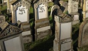 Une centaine de tombes profanées dans un cimetière juif en Alsace