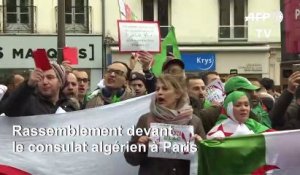 Présidentielle algérienne: manifestation devant le consulat à Paris