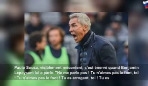 Bordeaux-Monaco: Paulo Sousa balance "Tu n’aimes pas le foot" au 4e arbitre