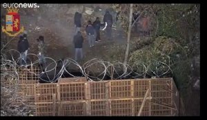 Italie : les NoTAV attaquent le chantier de construction à Chaumont