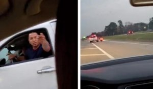 Un violent road rage qui se termine par un accident