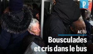 Grève : des bousculades et des cris suite au blocage des dépôts de bus