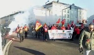 Épinal (88) : 1500 manifestants sillonnent le quartier de la gare