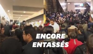 À la Gare du Nord, au 7e jour de grève, la cohue a repris le dessus