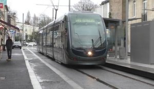 Tram D à Bordeaux, le parcours des Quinconces à la Mairie du Bouscat