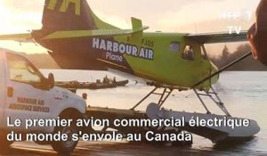 Canada: le premier hydravion commercial électrique réussit son vol d'essai