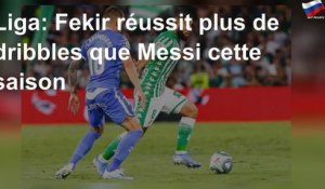 Liga: Fekir réussit plus de dribbles que Messi cette saison