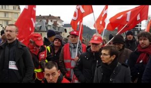 Besançon : les cheminots déterminés à combattre la réforme des retraites