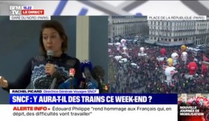 La SNCF assure qu'il y aura "entre 50 et 60% des TGV qui vont circuler" ce week-end