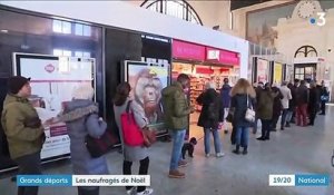 Grève à la SNCF : les naufragés de Noël se retrouvent sans train