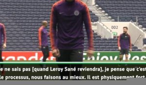 15e j. - Guardiola : "Je ne sais pas quand Sané reviendra"