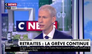 Franck Riester, sur les retraites : "Il y a des désaccords mais il y a une volonté de discuter"