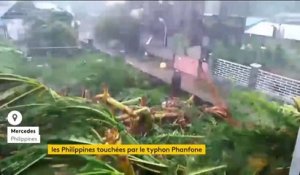 Le typhon Phanfone frappe les Philippines de plein fouet