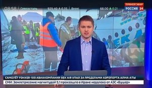 Un avion de ligne avec 100 personnes à bord s'est écrasé peu après son décollage depuis Almaty, au Kazakhstan, faisant au moins 12 morts et de nombreux blessés