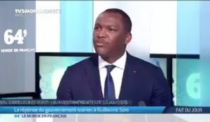Côte d'Ivoire : "Guillaume Soro, c'est la stratégie de l'enfumage" selon Mamadou Touré, porte-parole du gouvernement