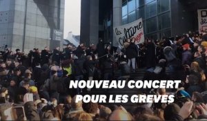 Nouveau concert en plein air de l'Opéra de Paris contre la réforme des retraites