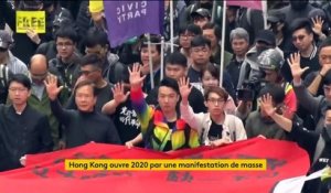 Hong Kong ouvre 2020 par une manifestation de masse