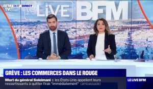 Grève: les commerces dans le rouge - 03/01