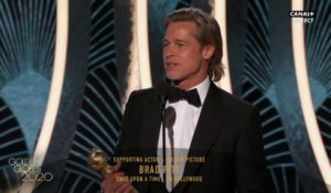 Brad Pitt - Meilleur second rôle pour "Once Upon a Time in Hollywood" - Golden Globes 2020