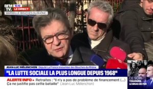 Jean-Luc Mélenchon: "Nous vivons la lutte sociale la plus longue depuis 1968"