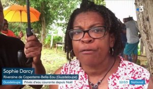 Guadeloupe : des habitants privés d'eau potable depuis Noël