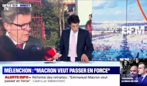 Mélenchon: "Macron veut passer en force" - 09/01