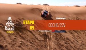 Dakar 2020 - Etapa 5 (Al Ula / Ha’il) - Resumen Coche/SSV