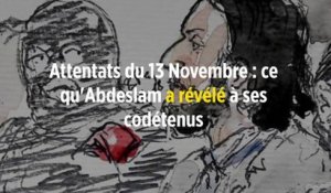 Attentats du 13 Novembre : ce qu'Abdeslam a révélé à ses codétenus