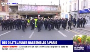 Des gilets jaunes se sont rassemblés à Paris pour rejoindre la manifestation contre la réforme des retraites