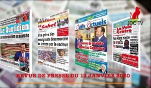 REVUE DE PRESSE CAMEROUNAISE DU 13 JANVIER 2020