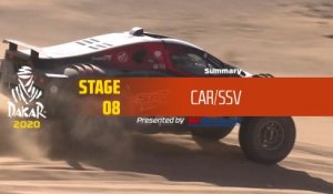 Dakar 2020 - Stage 8 (Wadi Al-Dawasir / Wadi Al-Dawasir) - Car/SSV Summary