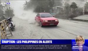 Les images des villes recouvertes de cendres et des évacuations aux Philippines après le réveil du volcan Taal