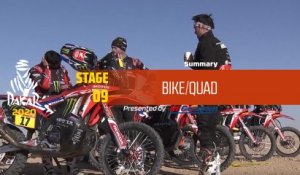 Dakar 2020 - Stage 9 (Wadi Al-Dawasir / Haradh) - Bike/Quad Summary