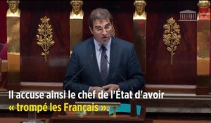 Retraites : Jacob accuse Macron d'avoir « trompé les Français »