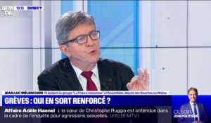 Jean-Luc Mélenchon interpelle la direction de la RATP et la SNCF: "N'infligez pas aux grévistes une feuille de paie à 0"