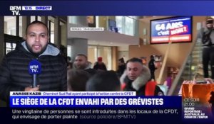 Story 4 : Le siège de la CFDT envahi par des grévistes - 17/01